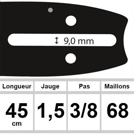 Guide Ozaki Pro Steel ( Alpina - Castor - Dolmar - Husqvarna - Jonsered - Makita - Partner - Poulan