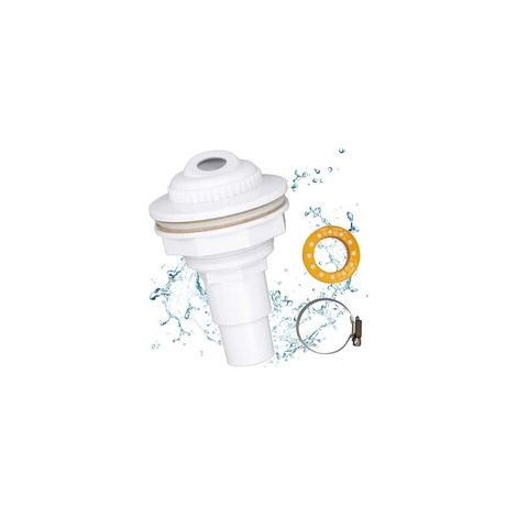 Buse De Refoulement Et D'entrée Pour Piscine Avec Raccord Tuyau 32/38 Mm, Accessoire De Filtration Et Drainage Robuste (1/4)