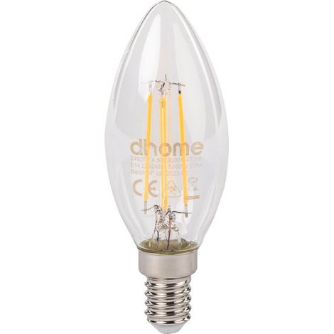 Amp Led C Fla Cl E14 3000k 470 in italiano si traduce come:  Amp Led C Fla Cl E14 3000k 470