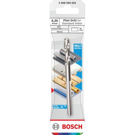 BOSCH 2.608.594.625 Multi material pilot bit 102mm x 44mm x 6.35mm