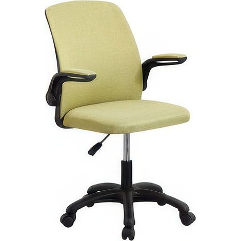 Sedia Ufficio Moma Verde con Braccioli e Pistone a Gas Altezza 86-96 cm