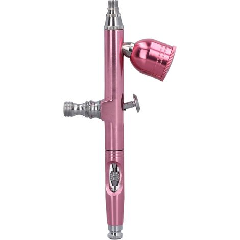 Pistolet aérographe rose, buses de 0,3 mm de diamètre, pistolet de peinture portable pour nail art (1/5)