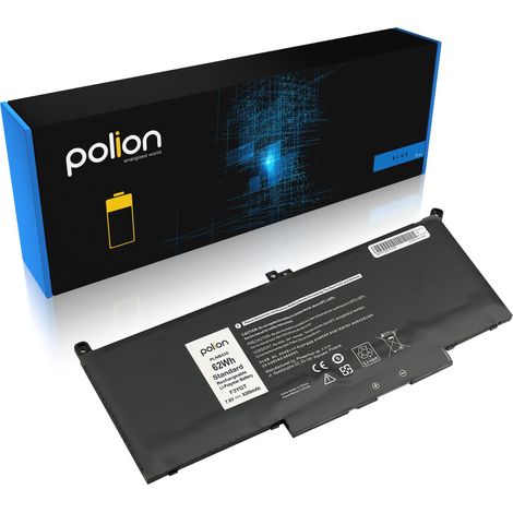 Batería DELL F3YGT Latitude 7280 7290 7380 7390 7480 7490 de 8200 mAh