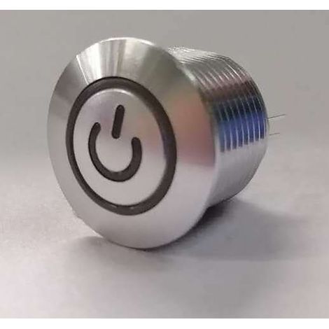 Bouton-poussoir, Momentané lumineux, LED RGB, Unipolaire à une direction, 2 A, Translucide, Montage panneau ( Prix pour 1 ) (1/2)