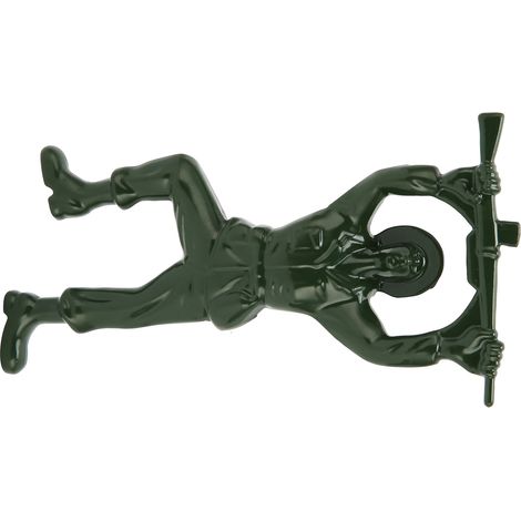 Ouvre-bouteille vert, outil unique en alliage de zinc en forme de soldat pour ouvrir les bières, ustensile de cuisine (1/5)