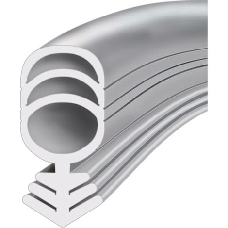 Rinnovabile e sigillante Universal Plus L.25m B.8mm per inserimento TPE nero e bianco (1/2)