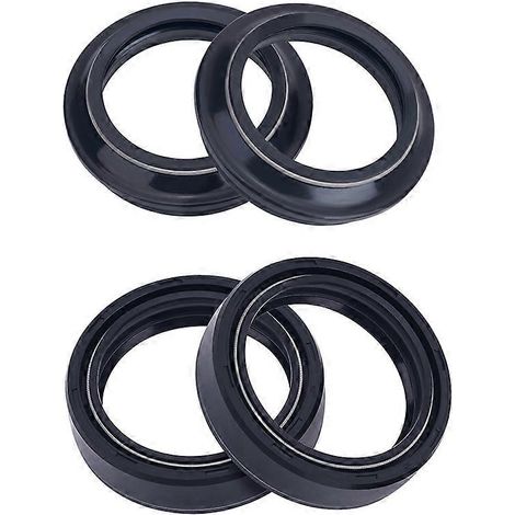 Retén de aceite y guardapolvo para horquilla delantera de motocicleta compatible 374711 para BMW R1200GS R1200RT R 1200 R1200 GS RT ABS LC Adventure ESA DTC Rally (Retén de aceite y guardapolvo)