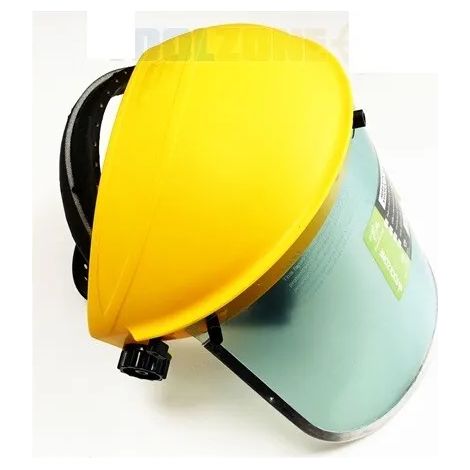 FACE SHIELD EYE PROTECTION MASK GUARD SAFETY WORK WEAR HIGH VIS VISOR NEW (1/5)
