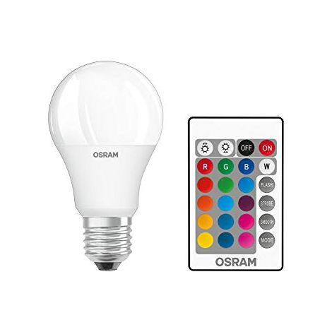Osram LED Retrofit RGBW Lampade con Telecomando Pacco da 10 x Lampadina LED, Attacco: E14, Bianca Fredda, 4000 K, 2.50 W, Equivalenti a 25 W, LED Retrofit CLASSIC B, Opaco, Taglia Unica (1/4)