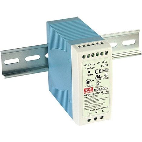 Alimentazione per Din 12vdc 54w 4,5amp Media Well Mdr-60-12