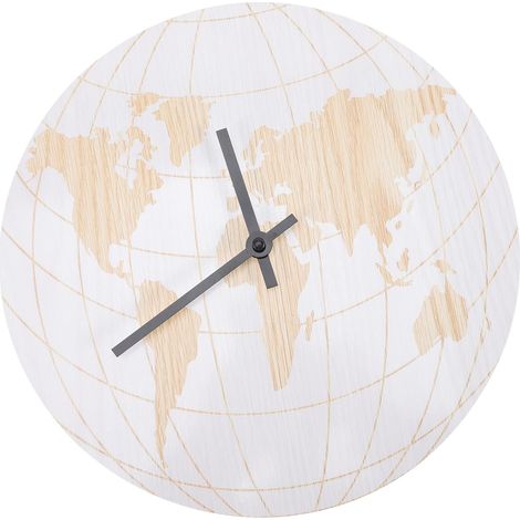 Horloge Murale Décorative avec Carte du Monde Horloge Silencieuse pour Salon Chambre Ou Bureau sans Pile (1/5)
