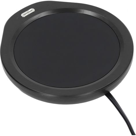 Chauffe-tasse à café à température constante de 55 °C, arrêt automatique, chauffe-théière à 2 niveaux de température réglable, prise US 110 V, noir (1/5)