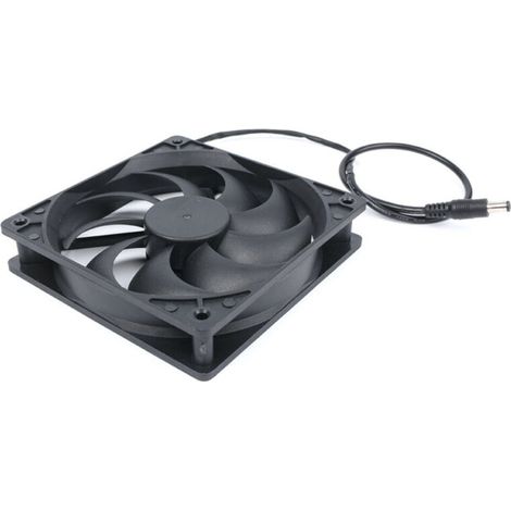 Kit panneau solaire 10W avec ventilateur Irovami - Cellule monocristalline, port USB, pour niche/camping-car/serre (1/5)