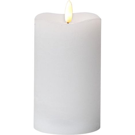 BLOC LED FLAMME LUMINEUSE / 14 cm / Batterie / Minuterie / usage intérieur/extérieur / IP20
