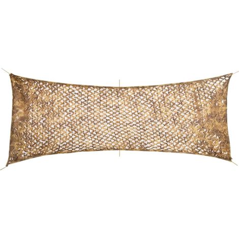 Tarnnetz mit Aufbewahrungstasche 525x205 cm Sandfarbe