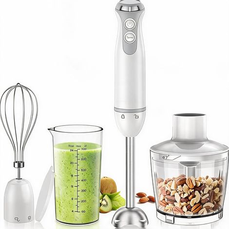 4 in 1 Hand Blender, 1000 W, Stainless Steel, Variable Speed + Turbo (1/5)