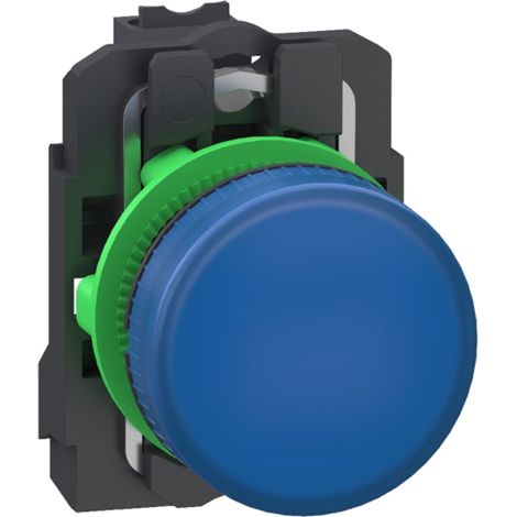 Voyant lumineux LED bleu 24V Ø22 Push-In XB5 - XB5AVB65