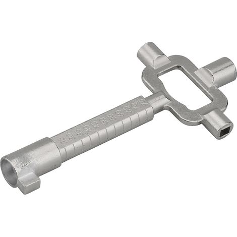 Thirard – Clé universelle multifonction femelle pour serrurier – Panneton pour profils européens affleurants – Matériau alliage – Type carré 6/7/8 mm (1/2)