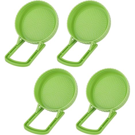 4pcs Couvercles Germination avec support, Couvercles Germination Graines Sans BPA Bocaux Mason Large Ouverture Kit Culture Germes Germes Soja Luzerne Brocoli Salades Vertes Micro-Pousses (1/5)