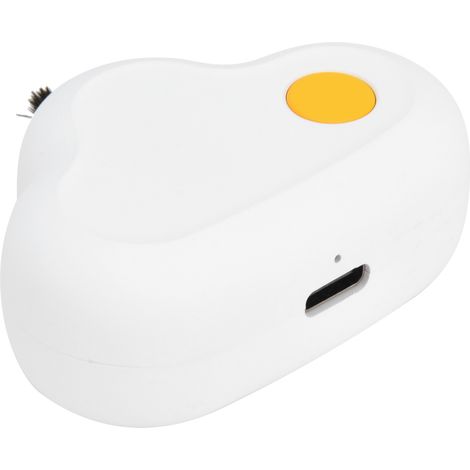 Kleiner Luftreiniger (480 mAh), tragbar, USB-Ladefunktion, geeignet zum Tragen um den Hals, Wolken-Design, weiß (1/5)