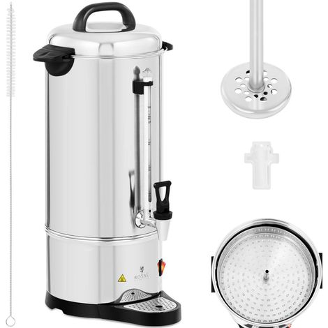 Macchina per caffè e tè con rubinetto e vaschetta raccogligocce 1200 W 9 l