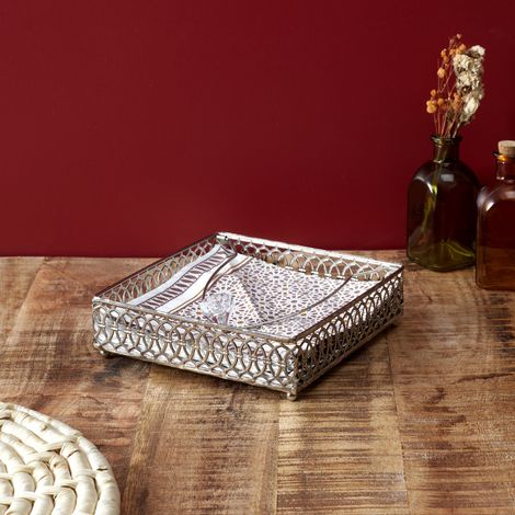 Plateau De Deco Metal Serviette2 (1/3)