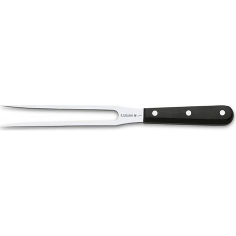 Tenedor trinchante uniblock de acero inoxidable con mango pom, 20 cm