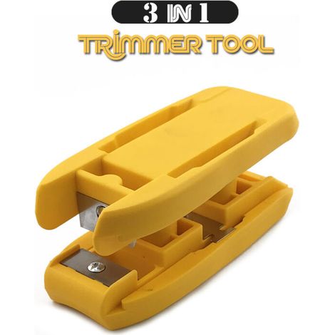 3-in-1 Handhobel – Zum Anfasen, Abrunden und Kantenbearbeiten (Klingen)
