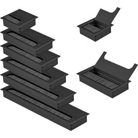 Aluminium Kabeldurchführung 80 mm Schwarz (1/3)