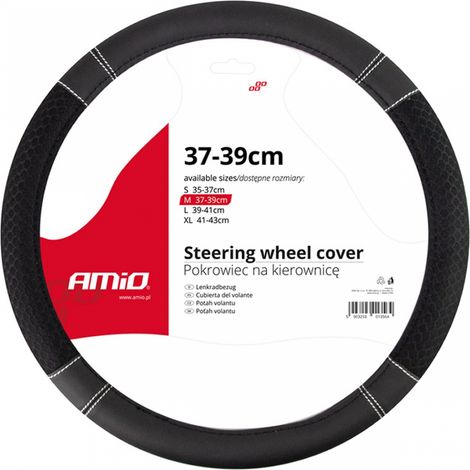 Funda para volante de coche M 37-39cm SWC-20-M amio-01697 (1/2)