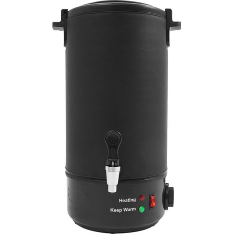 Fondeur de Cire Bougie, Fondoir Cire Bougie Electrique Acier Inoxydable Bricolage Machine a Cire Température Réglable avec Poignée, Pour Faire Fondre Toutes Sortes Cires (Noir, 10L) (1/5)