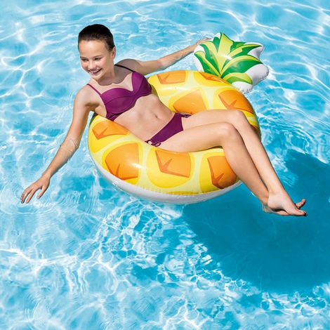 Bouée gonflable ananas intex (1/4)