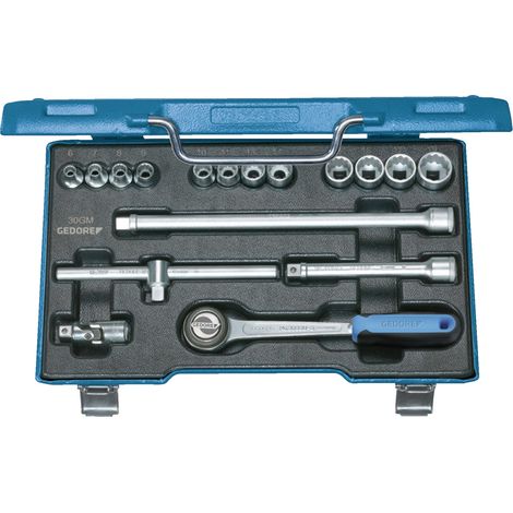 GEDORE D 30 GMU-3 Steckschlüssel-Satz 3/8" 17-teilig UD-Profil 6-19 mm (1/5)