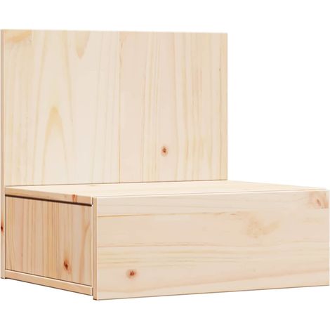 Maison Exclusive - Comodino Marrone 42 x 32,5 x 40 cm Legno di pino massello