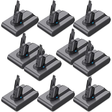 10X Batterie V7 pour Dyson Batterie Dyson 21,6V 4000mAh SV11 V7 Cordless V7 Extra V7 trigger + V7 motor head V7 Pro V7 fluffy V7 mattress (1/5)