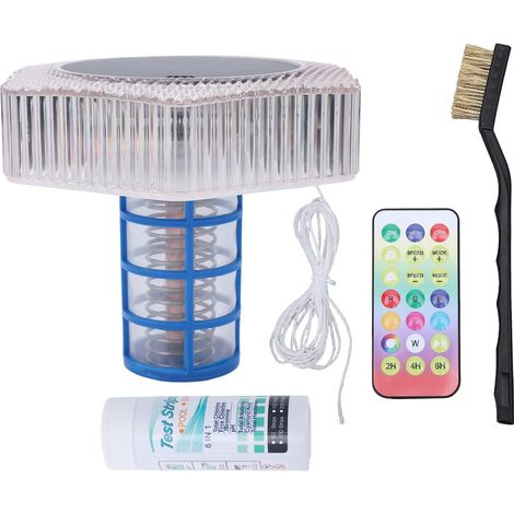 Solar Pool Ionizer with RGB Color Lights (1/5)