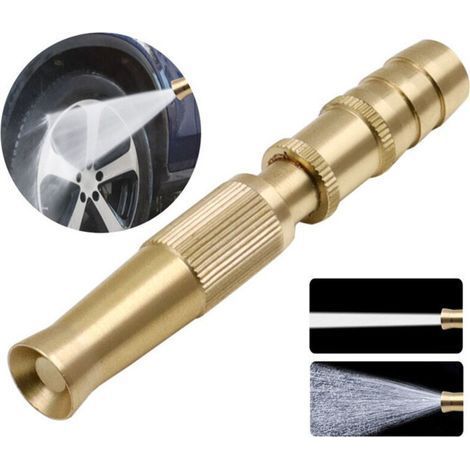 High pressure nozzle for flower garden watering hose (1/5)