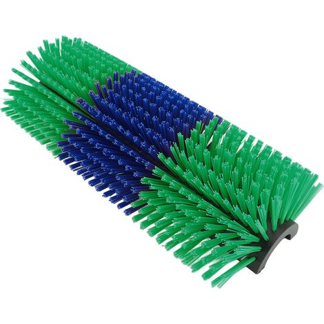 1 brosse de grattage bétail 435 mm plastique vert pour cheval bovin ovin soulage démangeaisons dos massage toilettage + 4 accessoires (1/5)