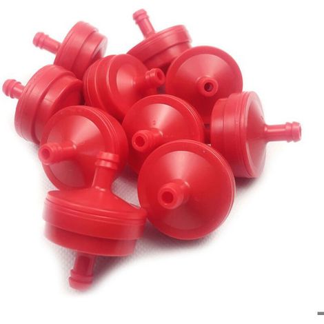 Filtre Essence En Ligne - 10 Pièces - Raccord 1 4 Pouces - Pour Moteurs Thermiques De Tondeuses Et Équipements De Jardin - Lot De 10 (1/5)
