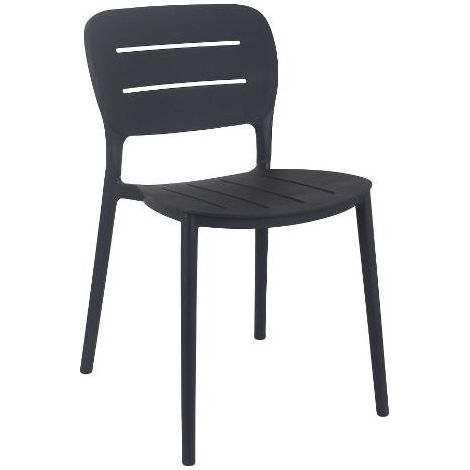Amicasa PP 832 Chaise d'Extérieur Anthracite