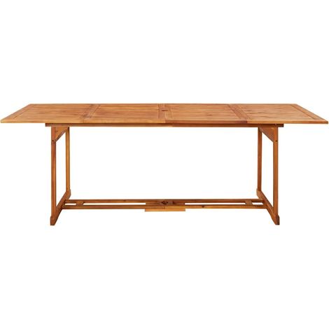 Maison Exclusive - Tavolo da Pranzo per Esterni 220x90x75cm Legno Massello Acacia (1/5)