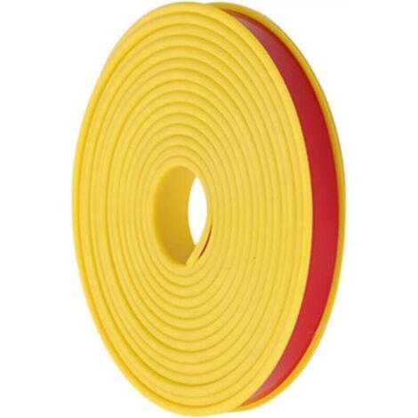 Bande de protection des bords de meubles, clip intérieur jaune, 20 mm, rouleau de 1 mètre, imperméable, ruban anti-collision pour coins.
