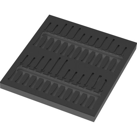 Insert en mousse pour jeu de tournevis Kraftform Micro 1, sans outils, 344 x 30 x 392 mm (1/3)