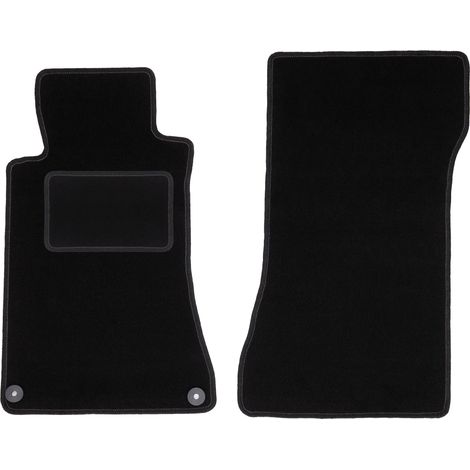 Tapis avant noirs pour : Mercedes C W203 coupé (2000-2008)