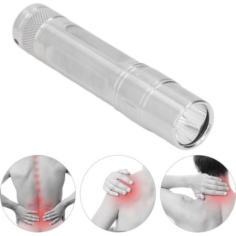 Lampe torche thérapeutique LED à lumière rouge 630 nm, 660 nm et 850 nm, dispositif de soulagement de la douleur pour le visage et le corps (1/5)