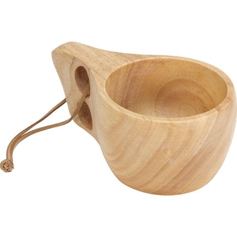 Tasse à café avec anse, gobelet en bois portable pour lait, thé ou boissons chaudes, ustensile de cuisine pour maison (1/5)