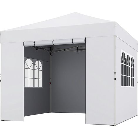 Pop Up Canopy Tent 3 x 3 m, 4 Sidewalls, Waterproof (1/2)