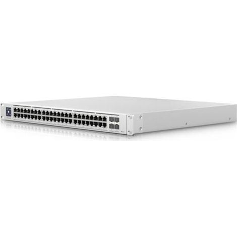 Switch di Rete Gestito Ubiquiti UniFi USW-ENTERPRISE-48-POE L3 2.5G Ethernet, Modello Bianco