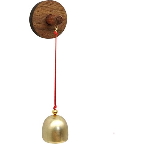 1 - Cloche De Commerçant - Carillon De Porte - Style Vintage Auto-adhésif Pour Entrée De Magasin Café Restaurant - Doré - 3,9x2,8cm (1/5)