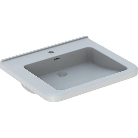 Geberit Renova Nr. 1 Comfort, lavabo encastré, 650x550 mm, avec